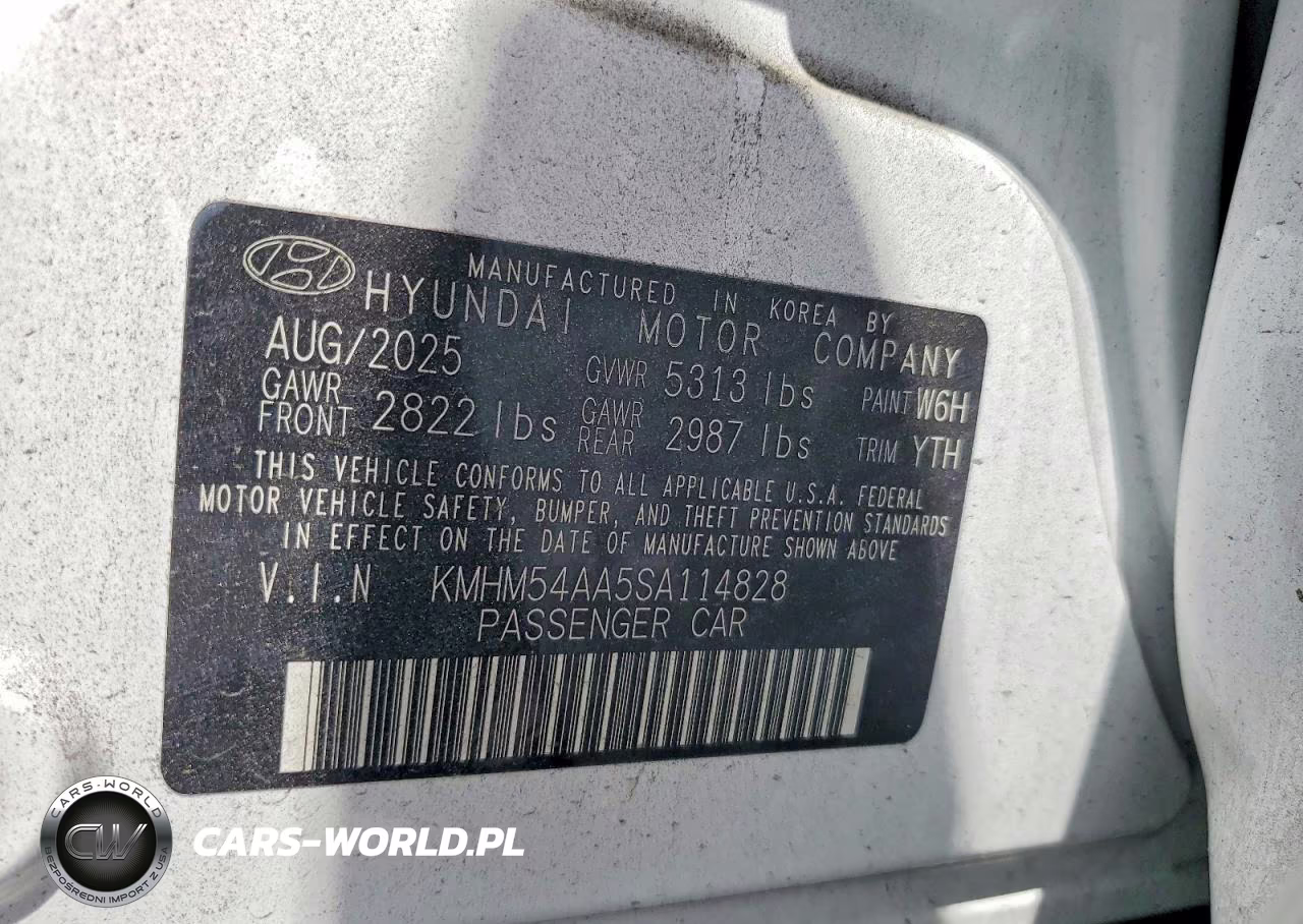 2025 Hyundai Ioniq 6 Limited VIN:KMHM54AA5SA114828 - 13