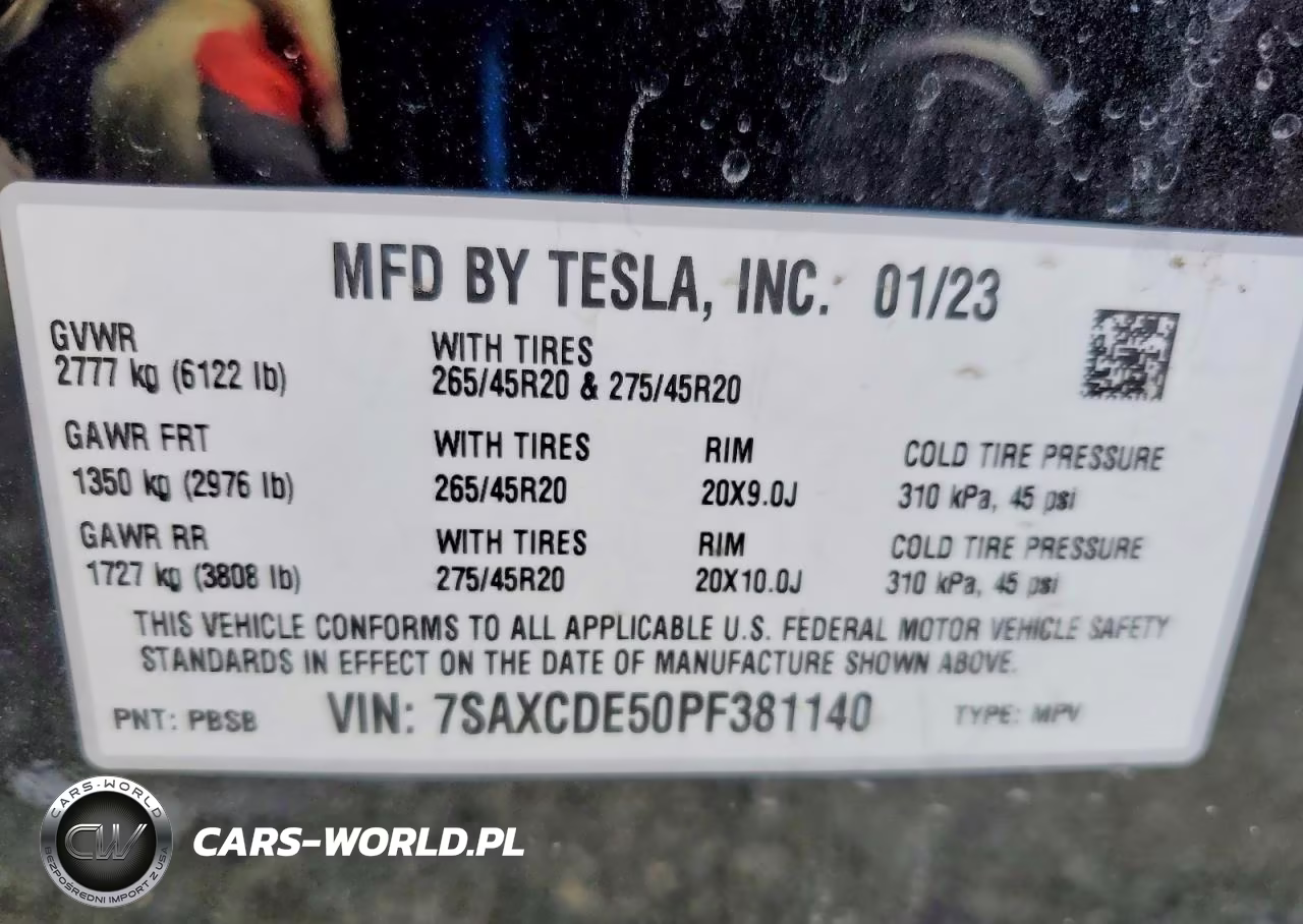 2023 Tesla Model X VIN:7SAXCDE50PF381140 - 13