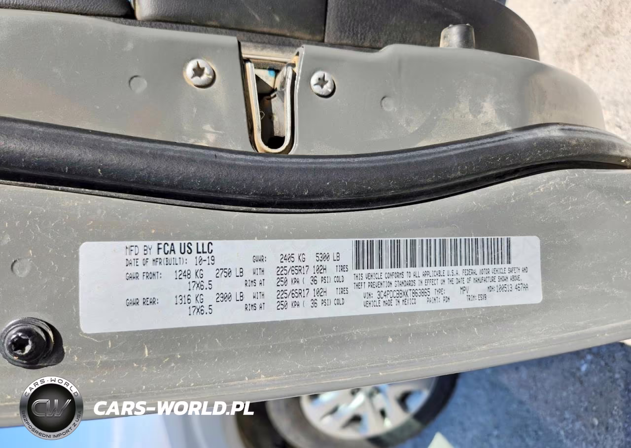2019 Dodge Journey Se VIN:3C4PDCBBXKT863865 - 14