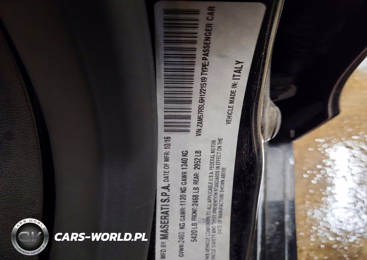 2017 Maserati Ghibli S VIN:ZAM57RSL6H1221519 - 12