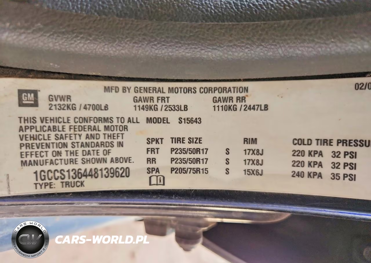 2004 Chevrolet Colorado VIN:1GCCS136448139620 - 12