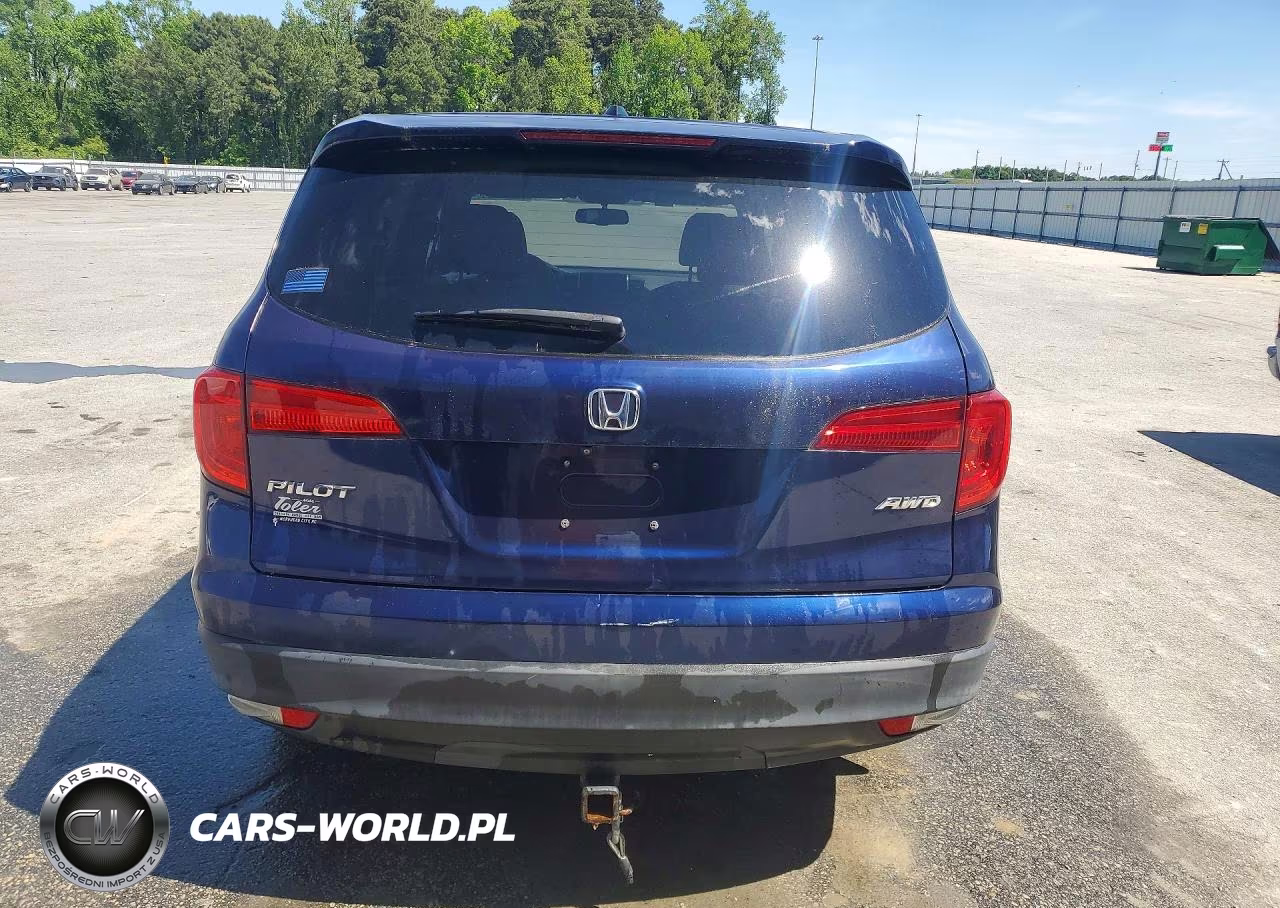 2016 Honda Pilot Exl VIN:5FNYF6H53GB062427 - 6