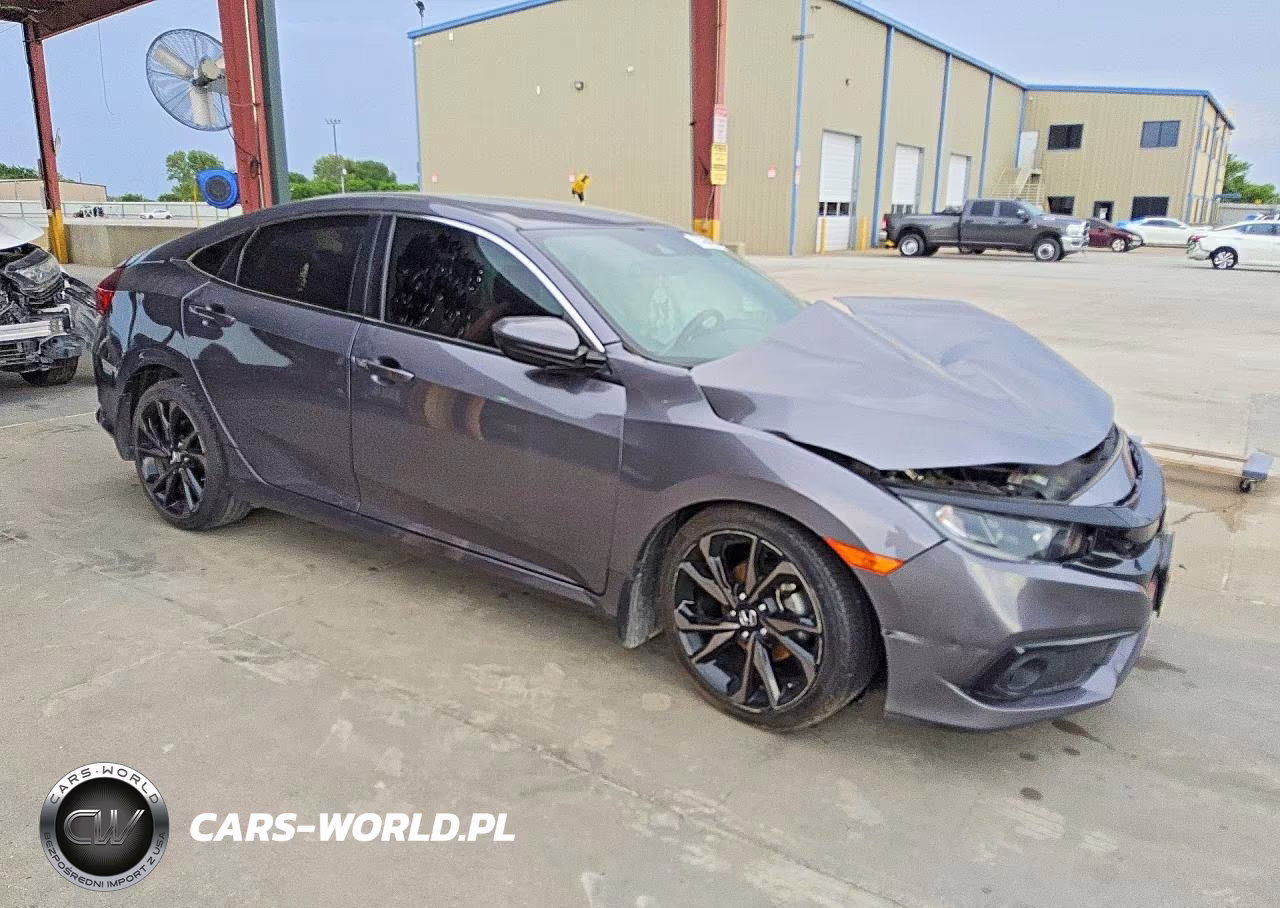 2020 Honda Civic Sport VIN:19XFC2F82LE017078 - 4