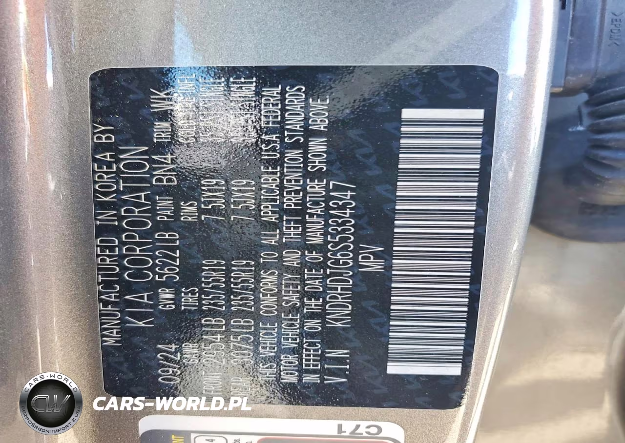 2025 Kia Sorento Ex VIN:KNDRHDJG6S5334347 - 13