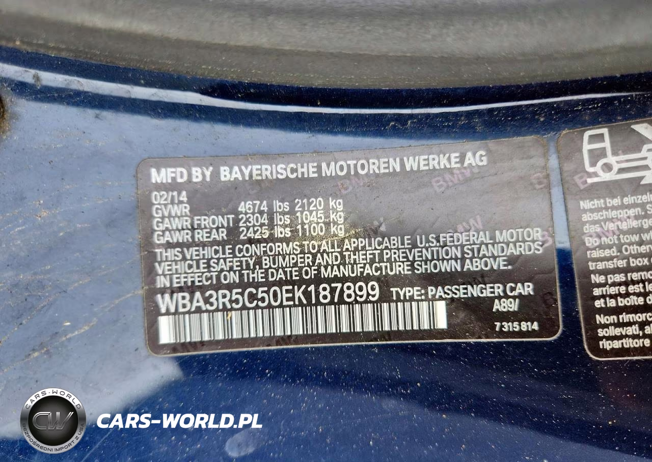 2014 BMW 435 Xi VIN:WBA3R5C50EK187899 - 12