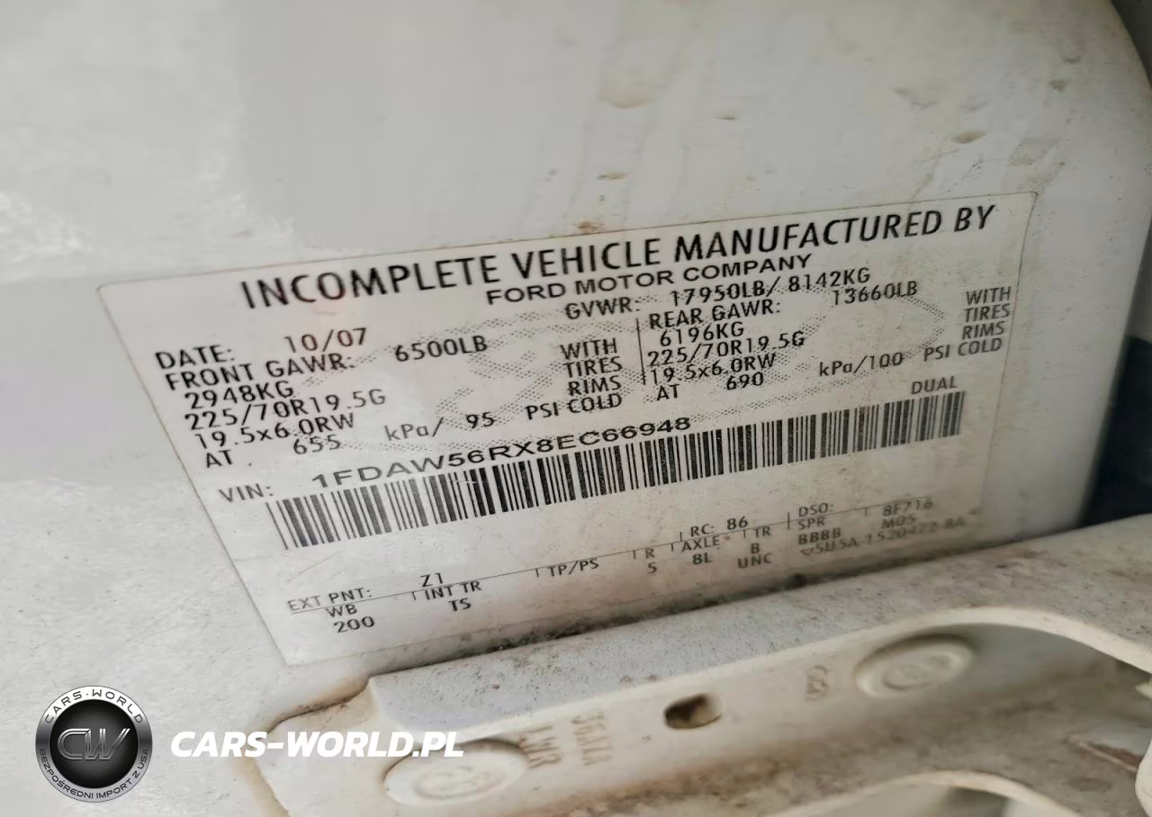 2008 Ford F550 Super Duty VIN:1FDAW56RX8EC66948 - 13