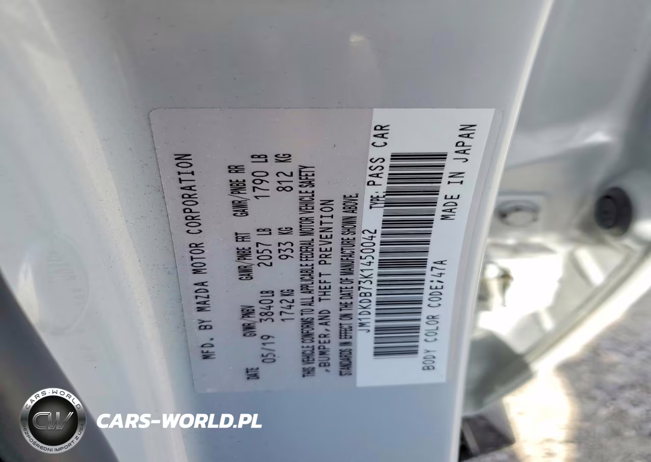 2019 Mazda Cx-3 Sport VIN:JM1DKDB73K1450042 - 12