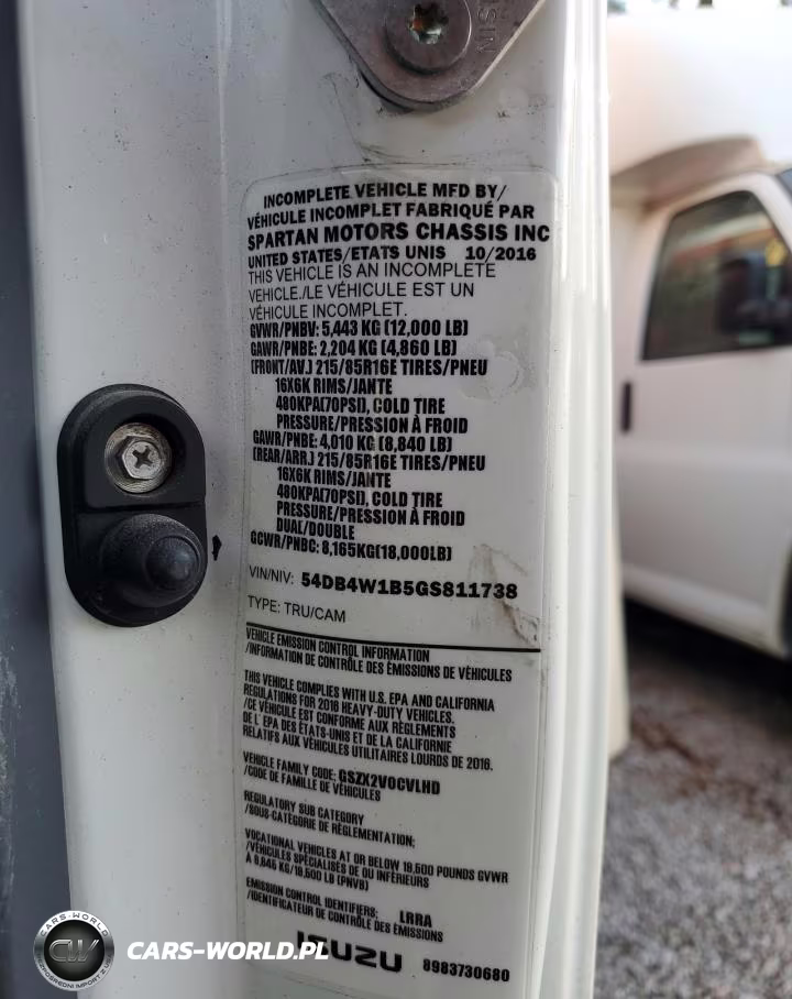 2016 Isuzu Npr VIN:54DB4W1B5GS811738 - 13