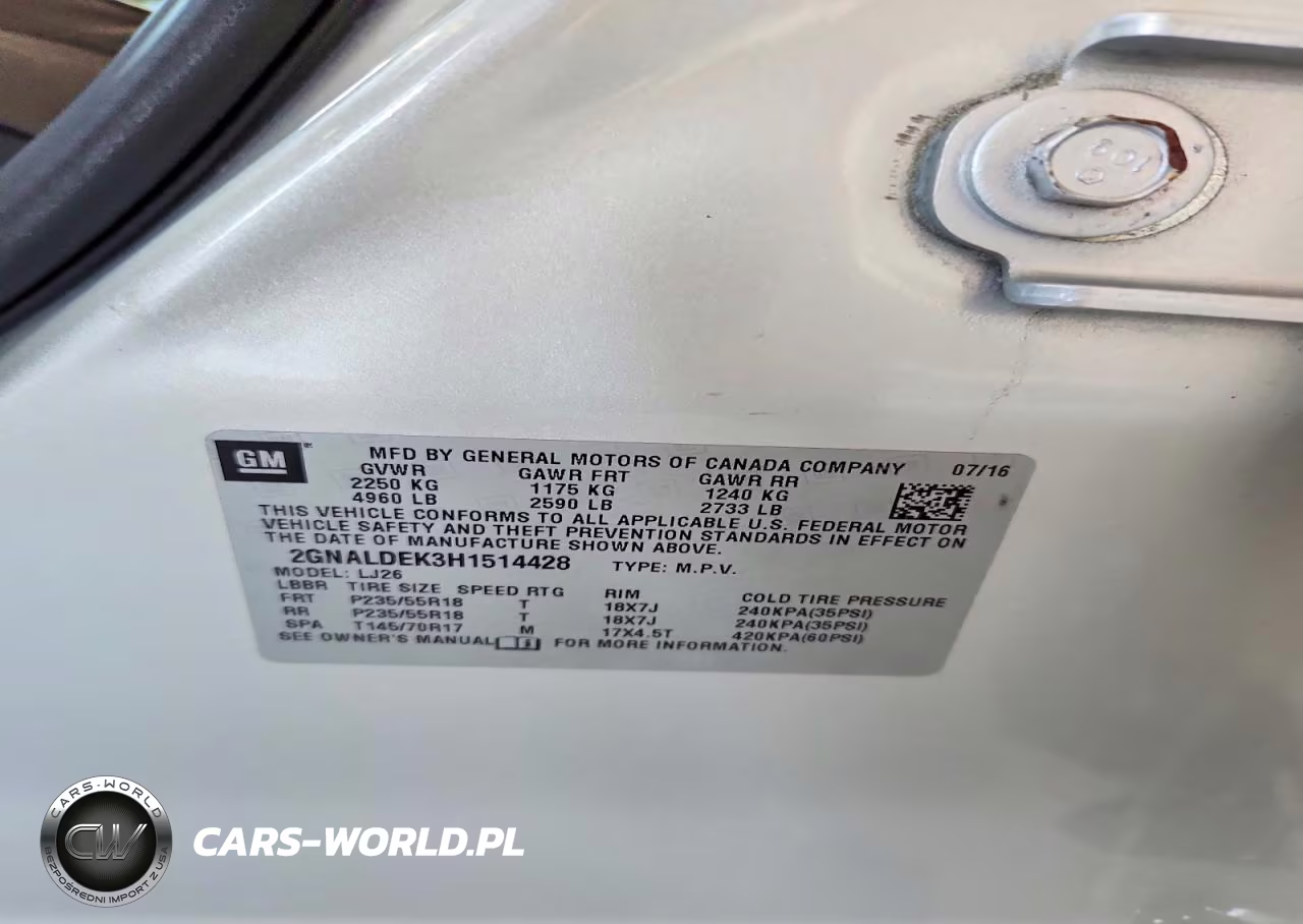 2017 Chevrolet Equinox Premier VIN:2GNALDEK3H1514428 - 14