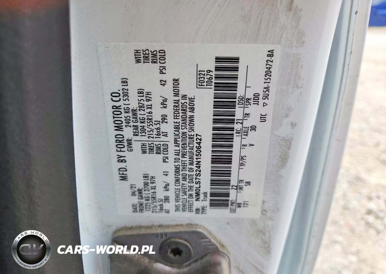 2022 Ford Transit Connect Delivery Van VIN:NM0LS7S24N1506427 - 13