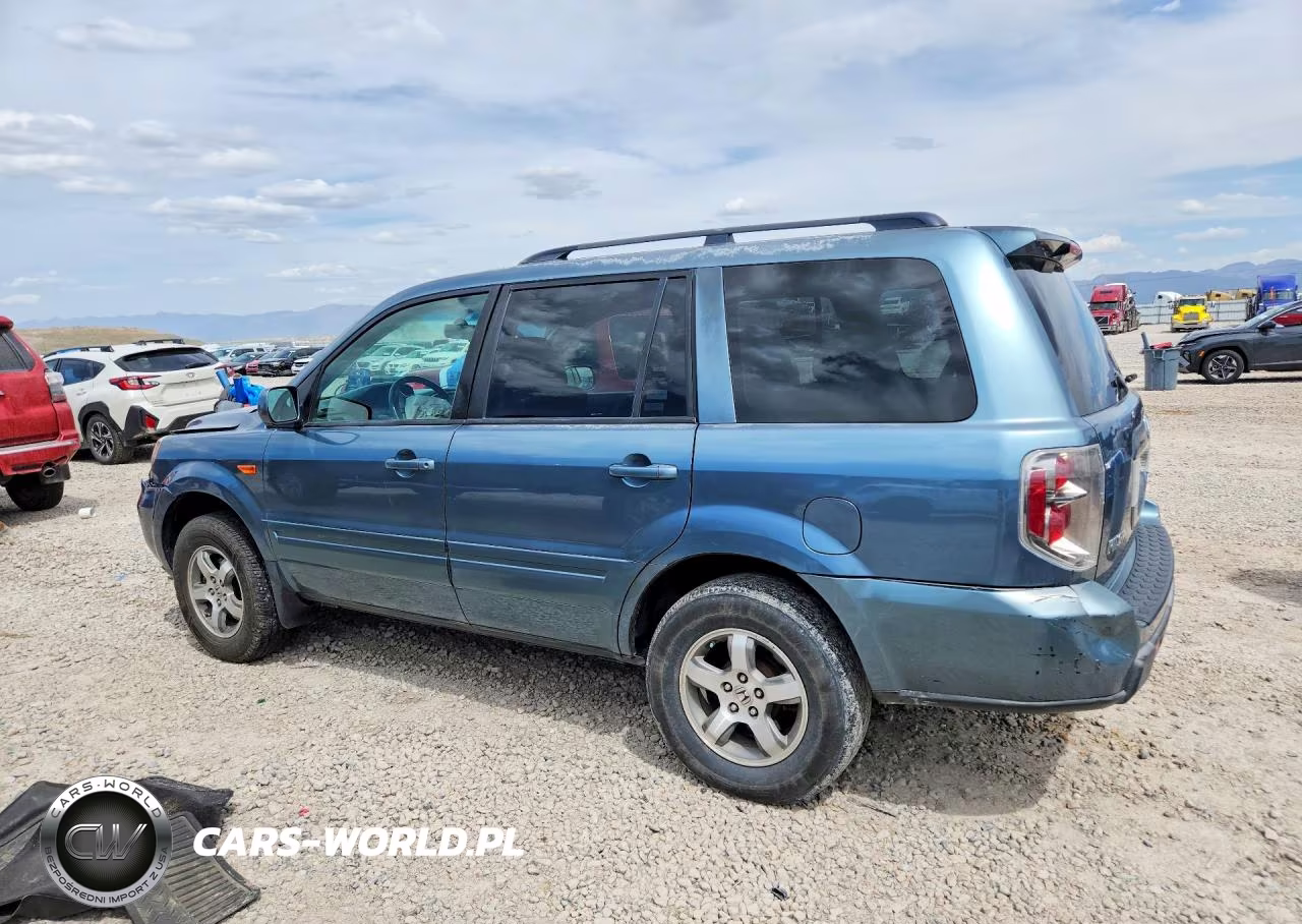2007 Honda Pilot Exl VIN:5FNYF28557B000391 - 2