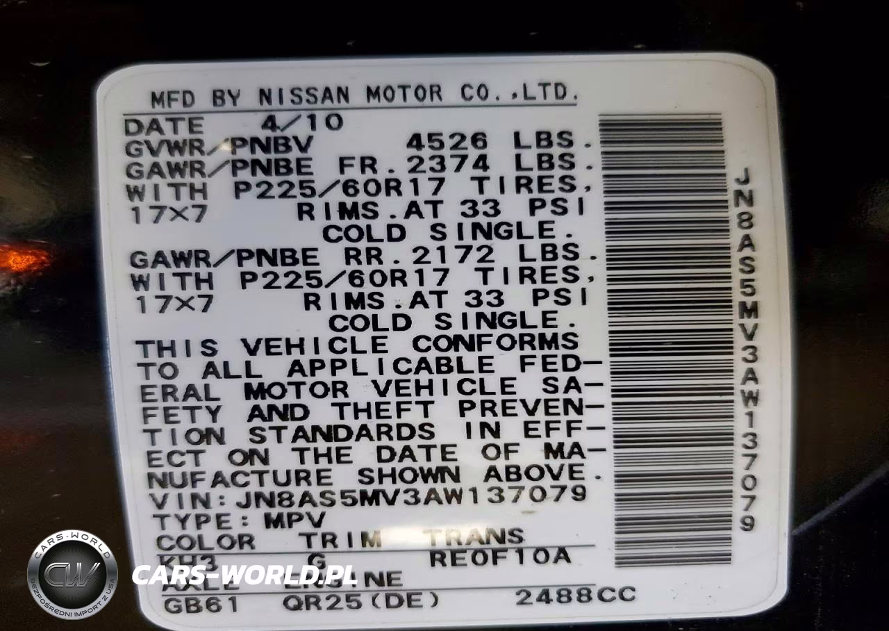 2010 Nissan Rogue S VIN:JN8AS5MV3AW137079 - 12