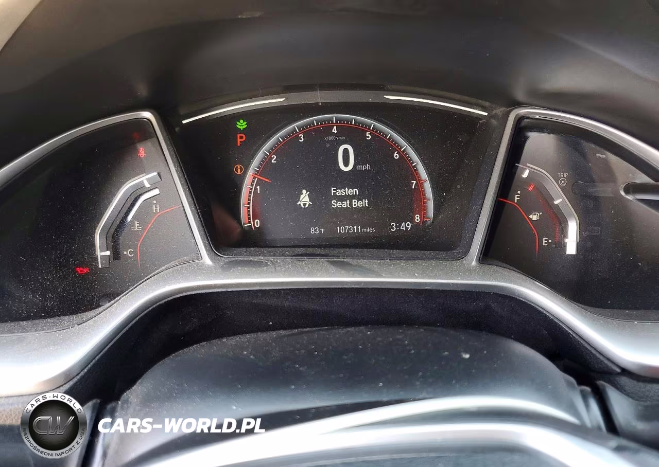 2019 Honda Civic Sport VIN:2HGFC2F8XKH587205 - 9