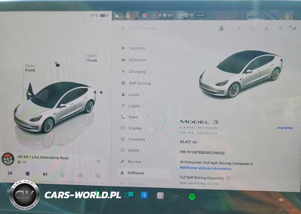 2022 Tesla Model 3 VIN:5YJ3E1EB0NF236929 - 9