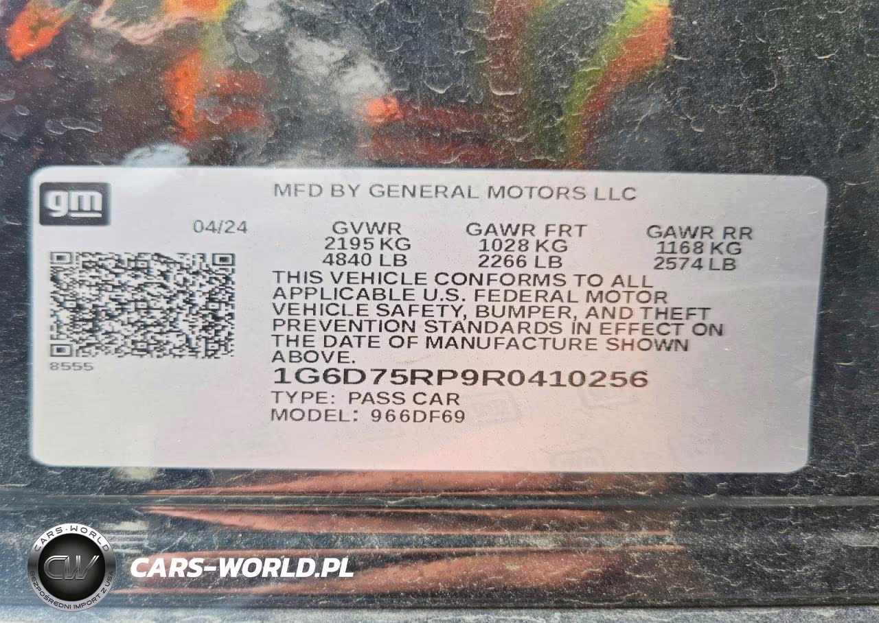 2024 Cadillac Ct4-V Blackwing VIN:1G6D75RP9R0410256 - 13