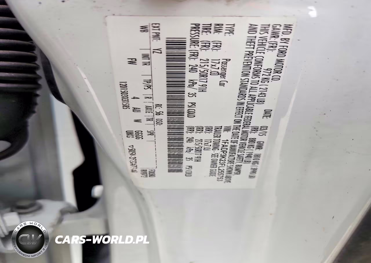 2015 Ford Focus Se VIN:1FADP3K23FL255753 - 12