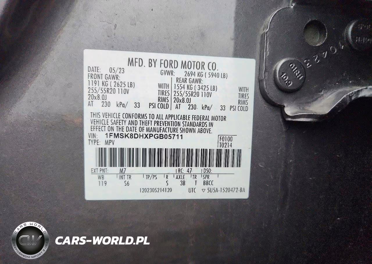 2023 Ford Explorer Xlt VIN:1FMSK8DHXPGB05711 - 13