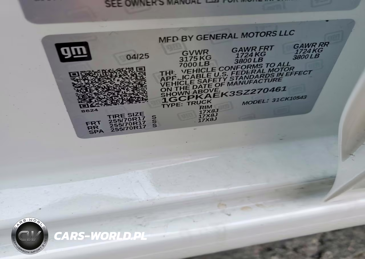 2025 Chevrolet Silverado K1500 VIN:1GCPKAEK3SZ270461 - 12