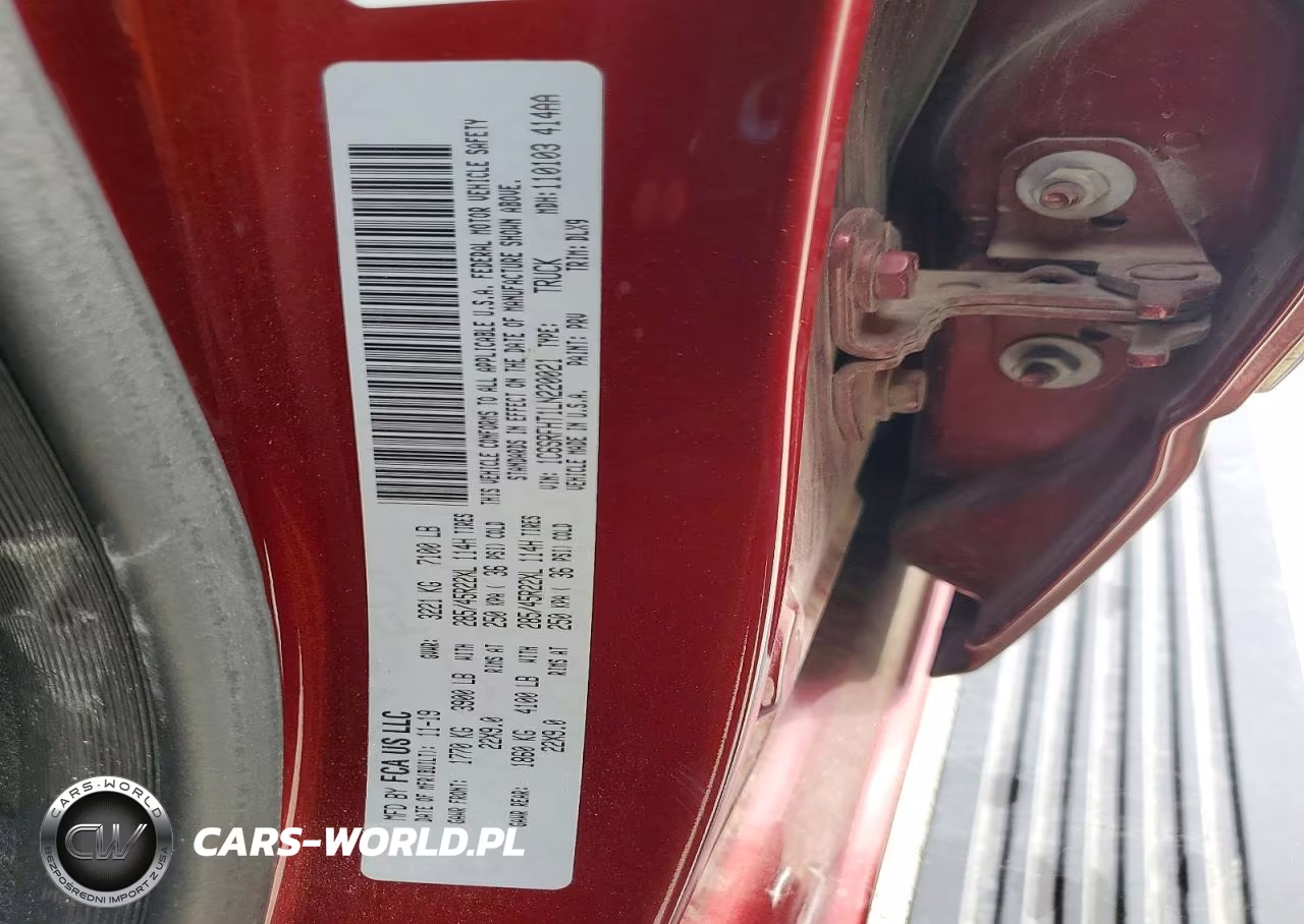 2020 Ram 1500 Limited VIN:1C6SRFHT1LN220021 - 12