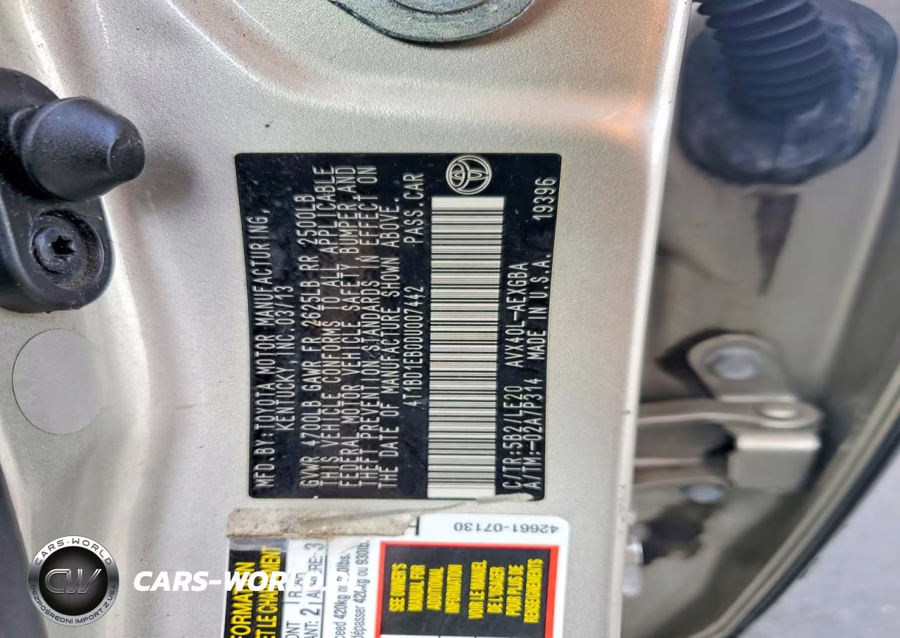 2013 Toyota Avalon Hybrid Xle Touring VIN:4T1BD1EB0DU007442 - 12