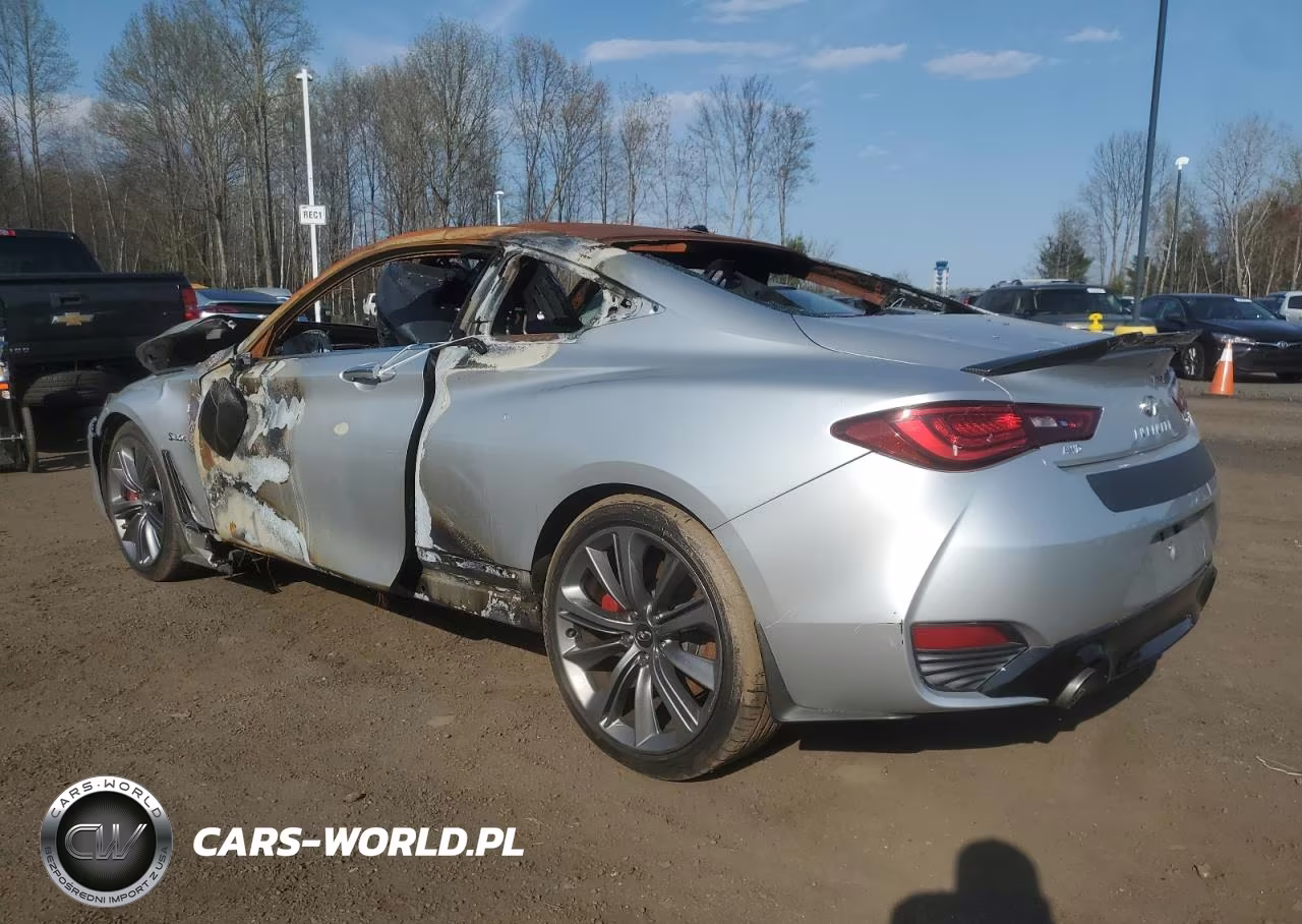 2017 Infiniti Q60 Red Sport 400 VIN:JN1FV7EL0HM700535 - 2