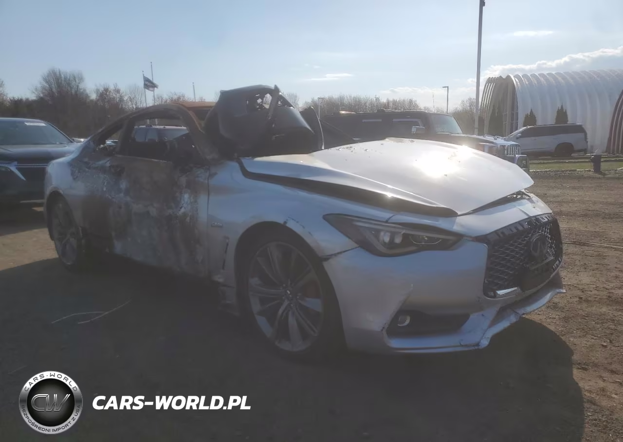 2017 Infiniti Q60 Red Sport 400 VIN:JN1FV7EL0HM700535 - 4