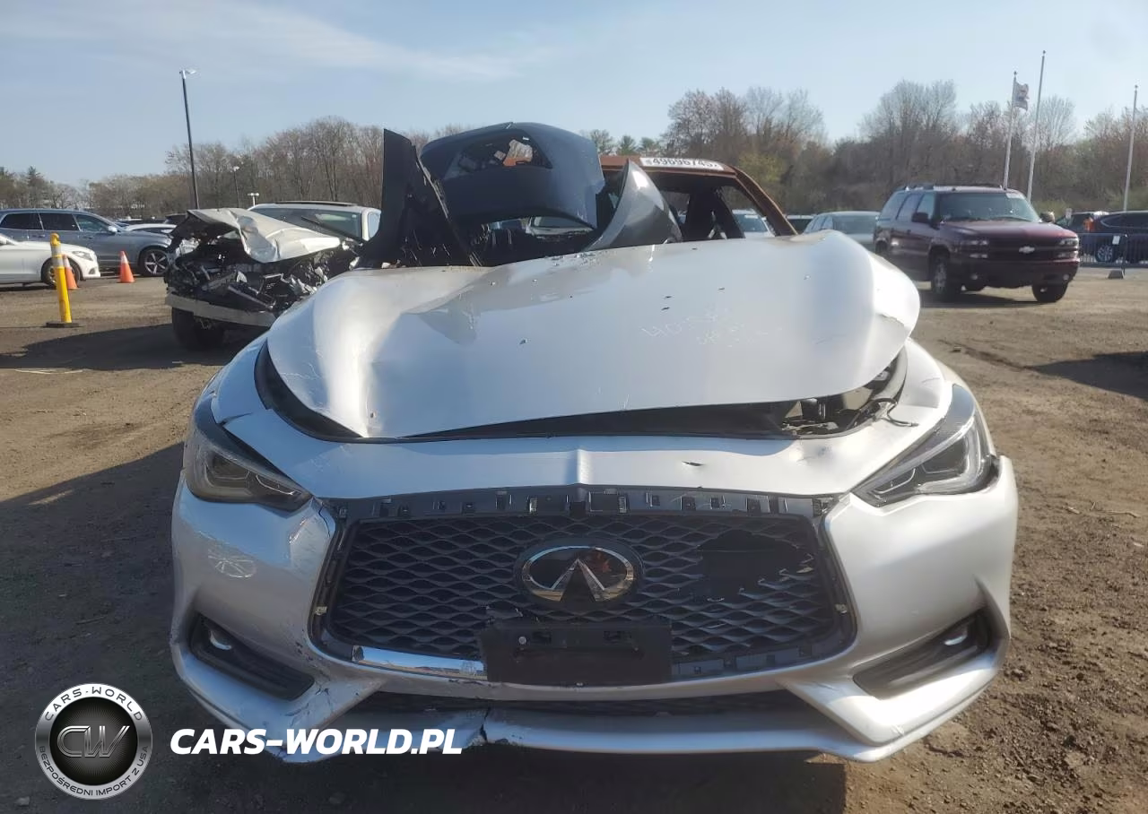 2017 Infiniti Q60 Red Sport 400 VIN:JN1FV7EL0HM700535 - 5