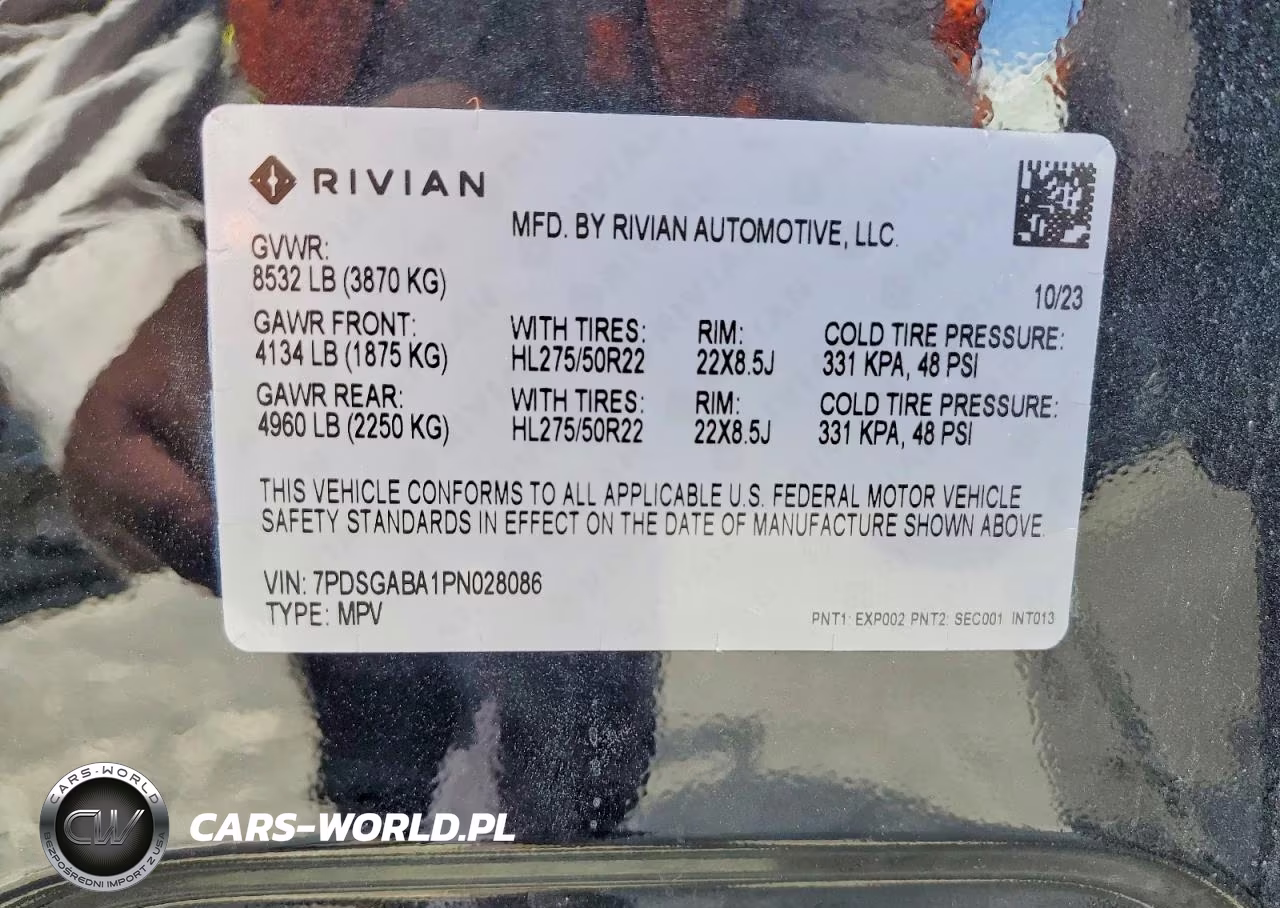 2023 Rivian R1S Adventure VIN:7PDSGABA1PN028086 - 13