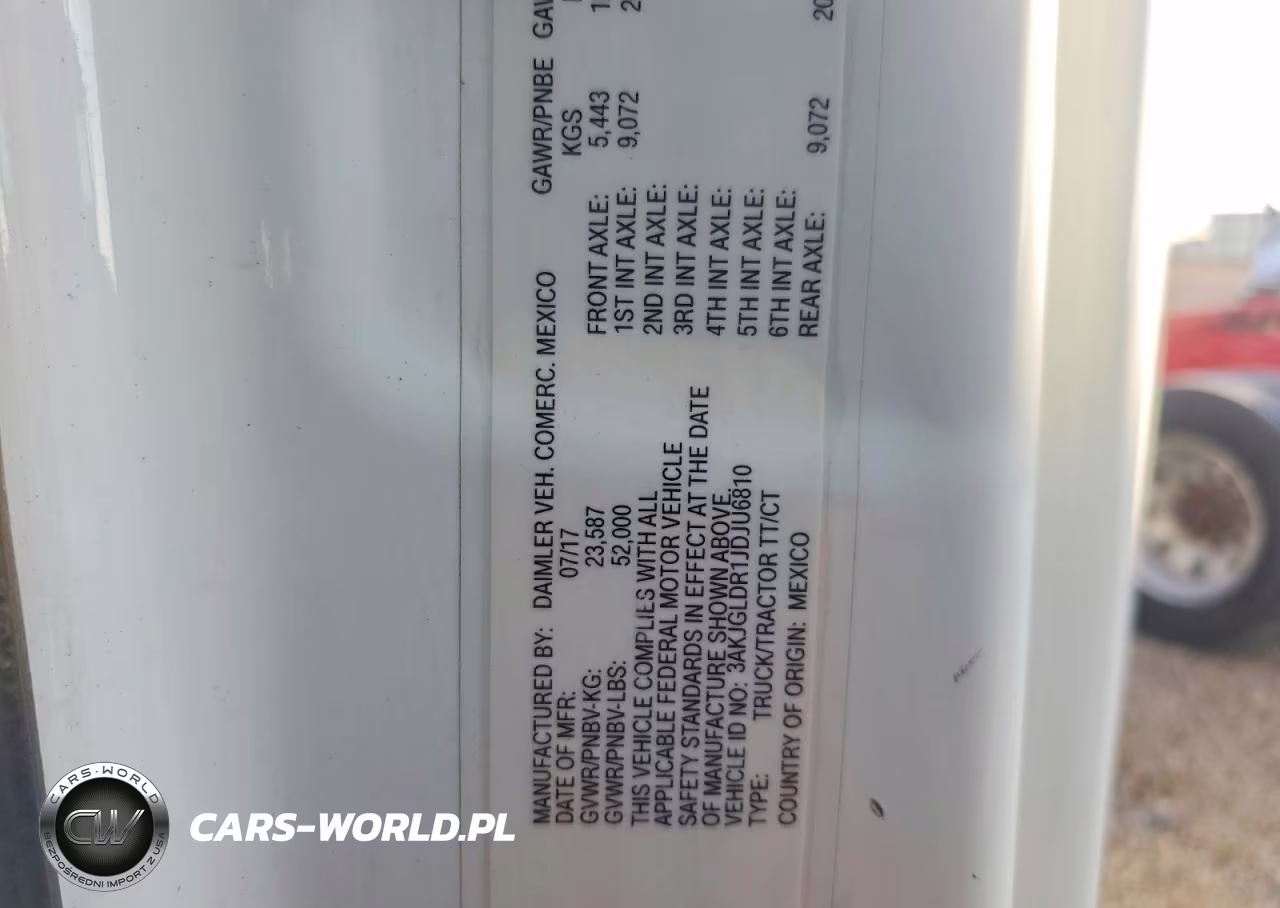 2018 Freightliner Cascadia 125 Semi Truck VIN:3AKJGLDR1JDJU6810 - 10