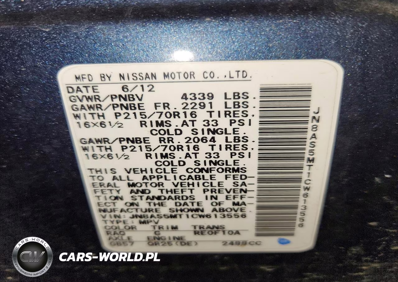2012 Nissan Rogue S VIN:JN8AS5MT1CW613556 - 14