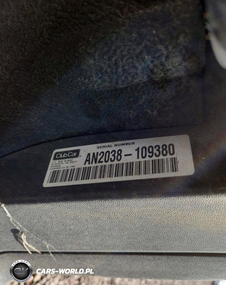 2020 Club Car Tempo Lithium VIN:AN2038109380 - 10