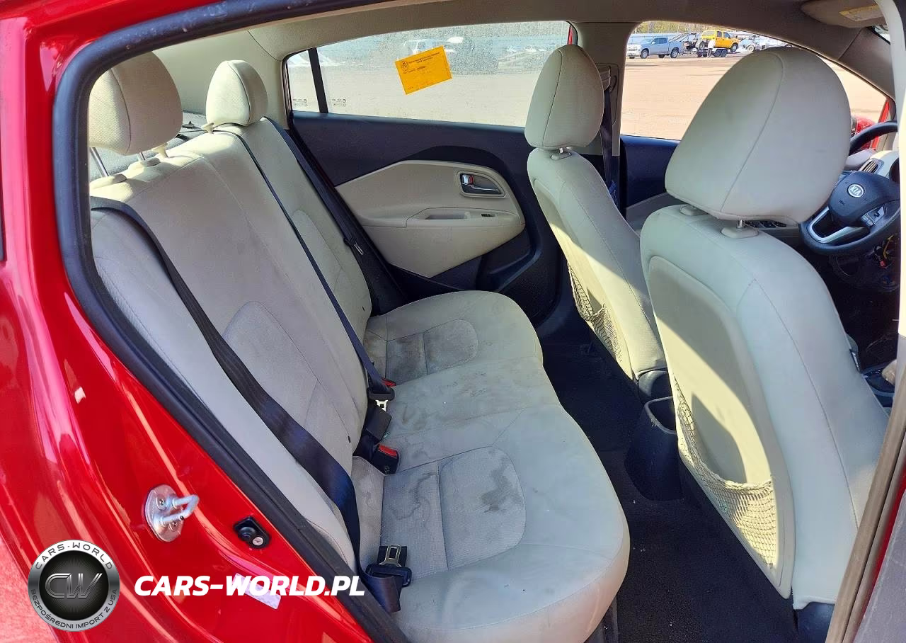 2013 Kia Rio Lx VIN:KNADM4A37D6109464 - 10