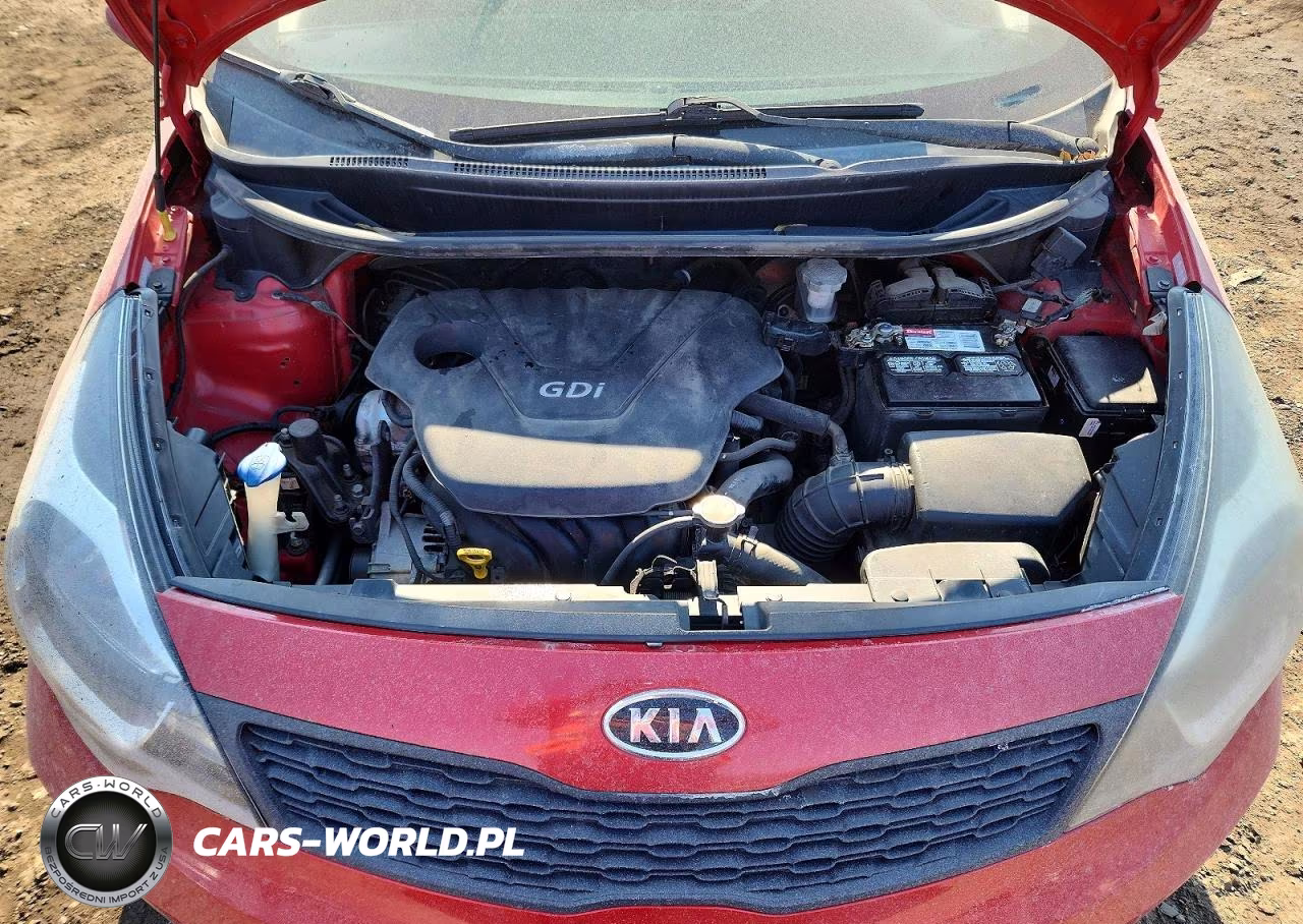 2013 Kia Rio Lx VIN:KNADM4A37D6109464 - 11