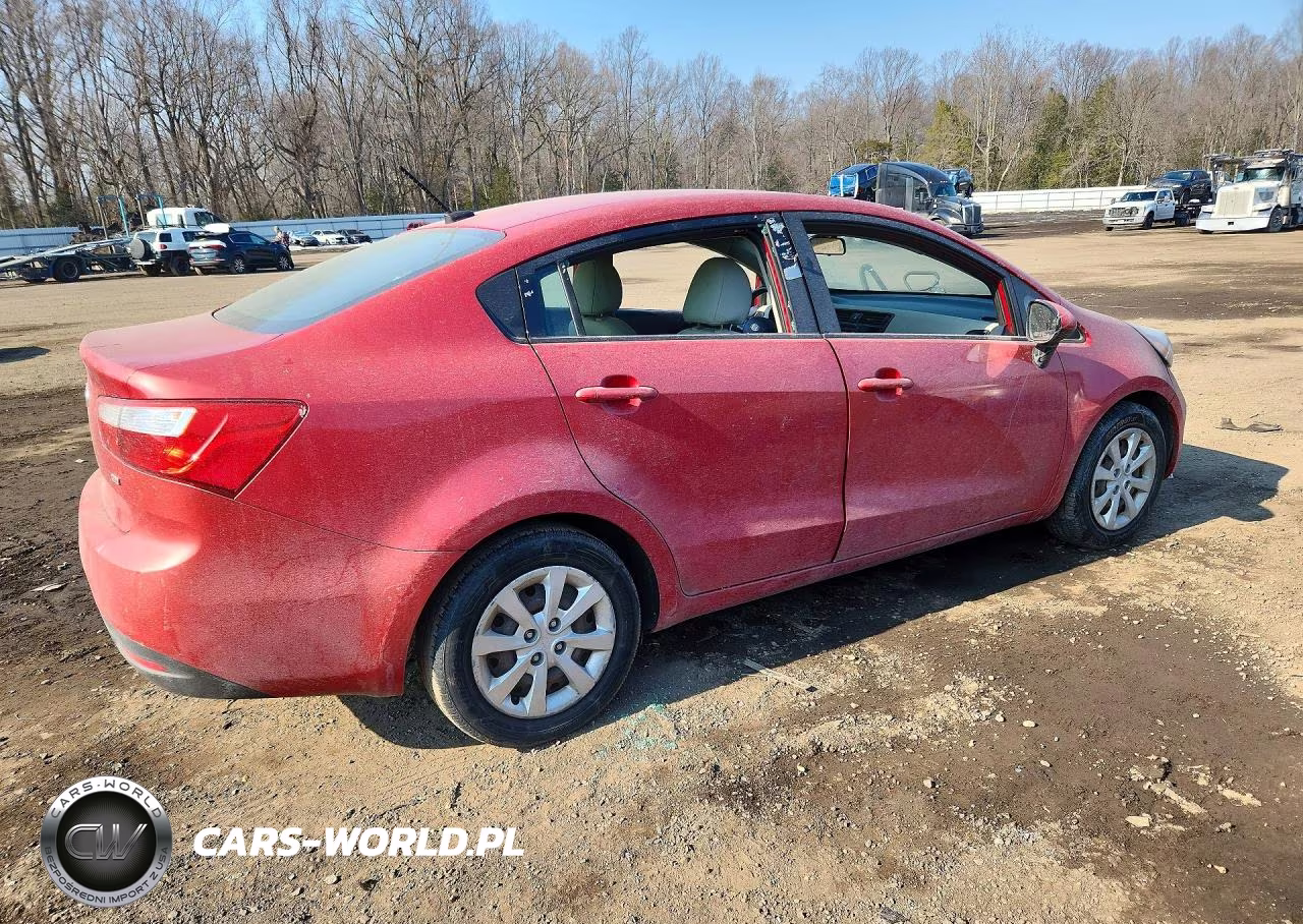 2013 Kia Rio Lx VIN:KNADM4A37D6109464 - 3
