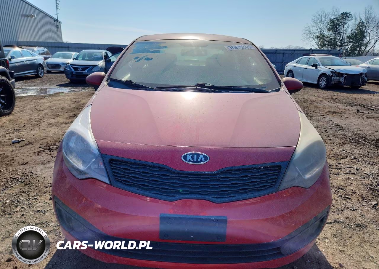 2013 Kia Rio Lx VIN:KNADM4A37D6109464 - 5