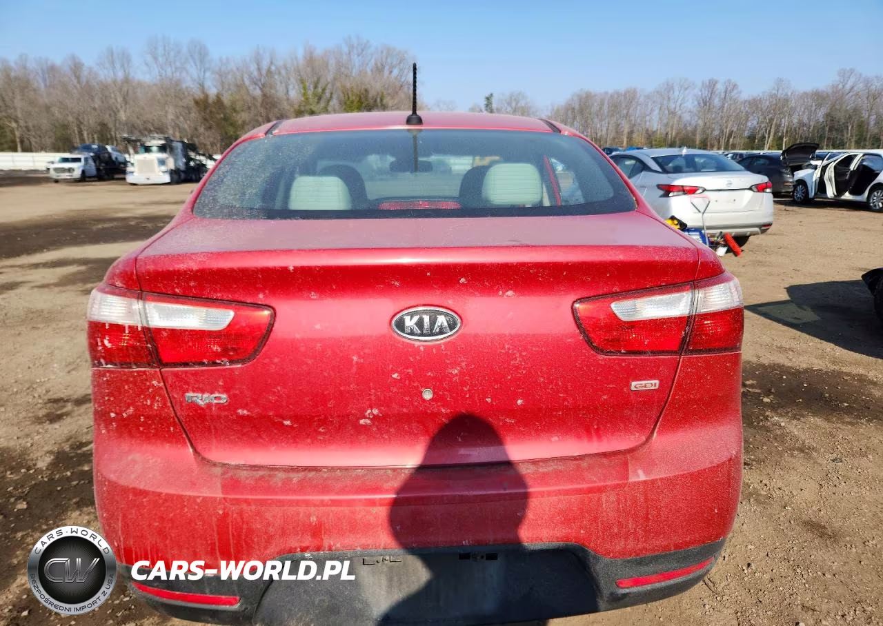2013 Kia Rio Lx VIN:KNADM4A37D6109464 - 6