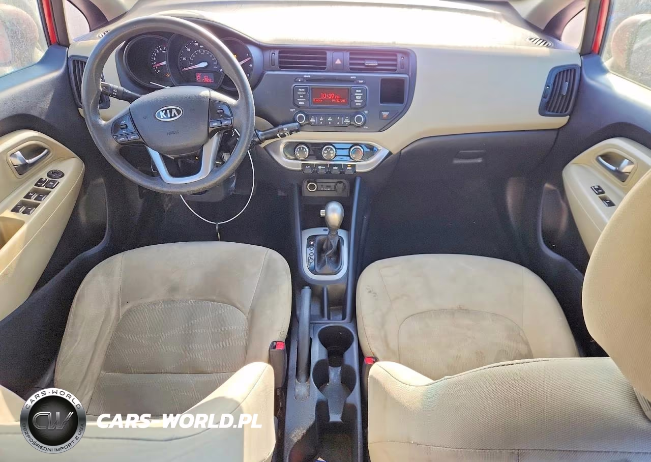 2013 Kia Rio Lx VIN:KNADM4A37D6109464 - 8