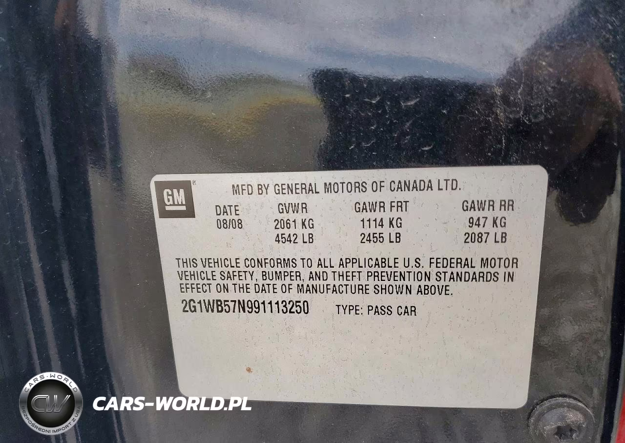 2009 Chevrolet Impala Ls VIN:2G1WB57N991113250 - 12