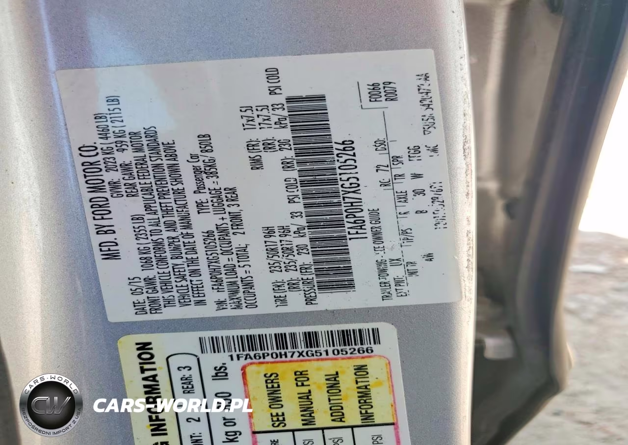 2016 Ford Fusion Se VIN:1FA6P0H7XG5105266 - 13