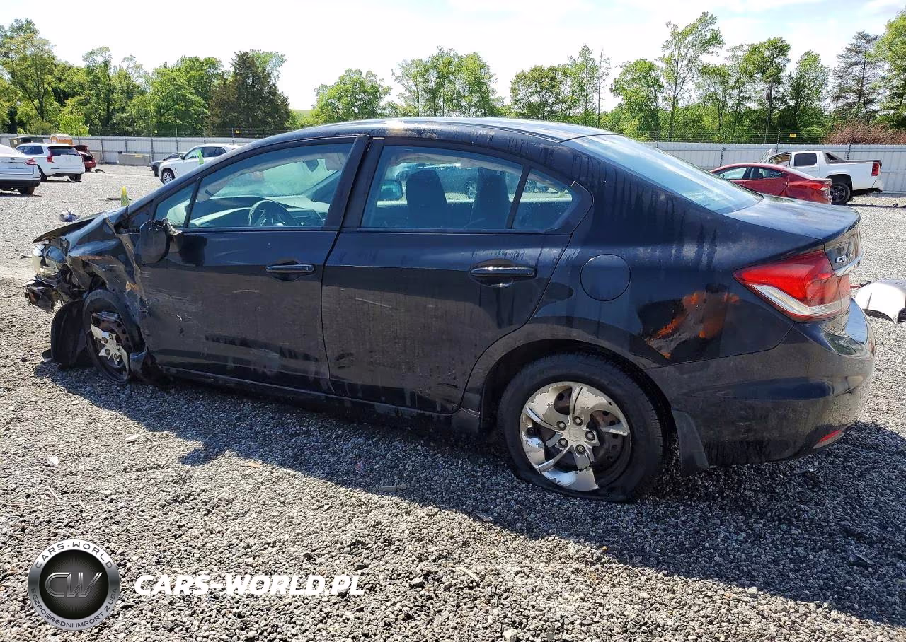 2013 Honda Civic Lx VIN:2HGFB2F55DH591531 - 2