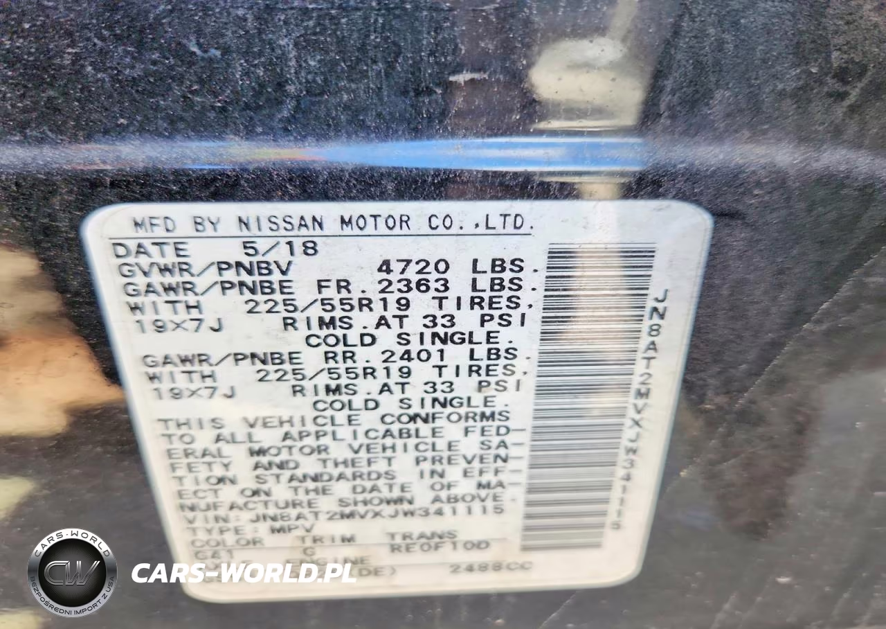 2018 Nissan Rogue Sl VIN:JN8AT2MVXJW341115 - 14