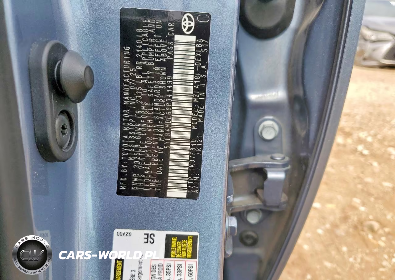 2025 Toyota Corolla Le VIN:5YFB4MDE6SP341499 - 12