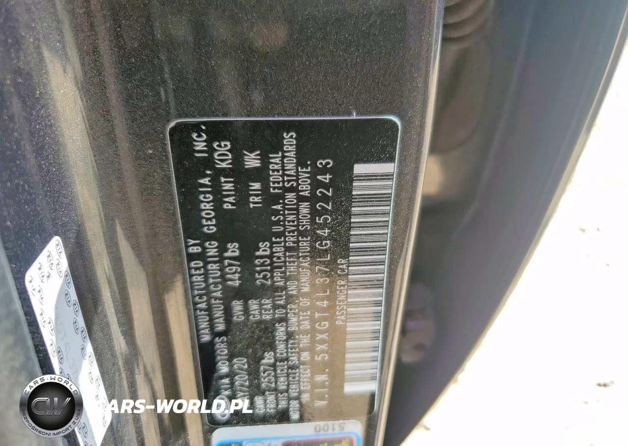 2020 Kia Optima Lx VIN:5XXGT4L37LG452243 - 12
