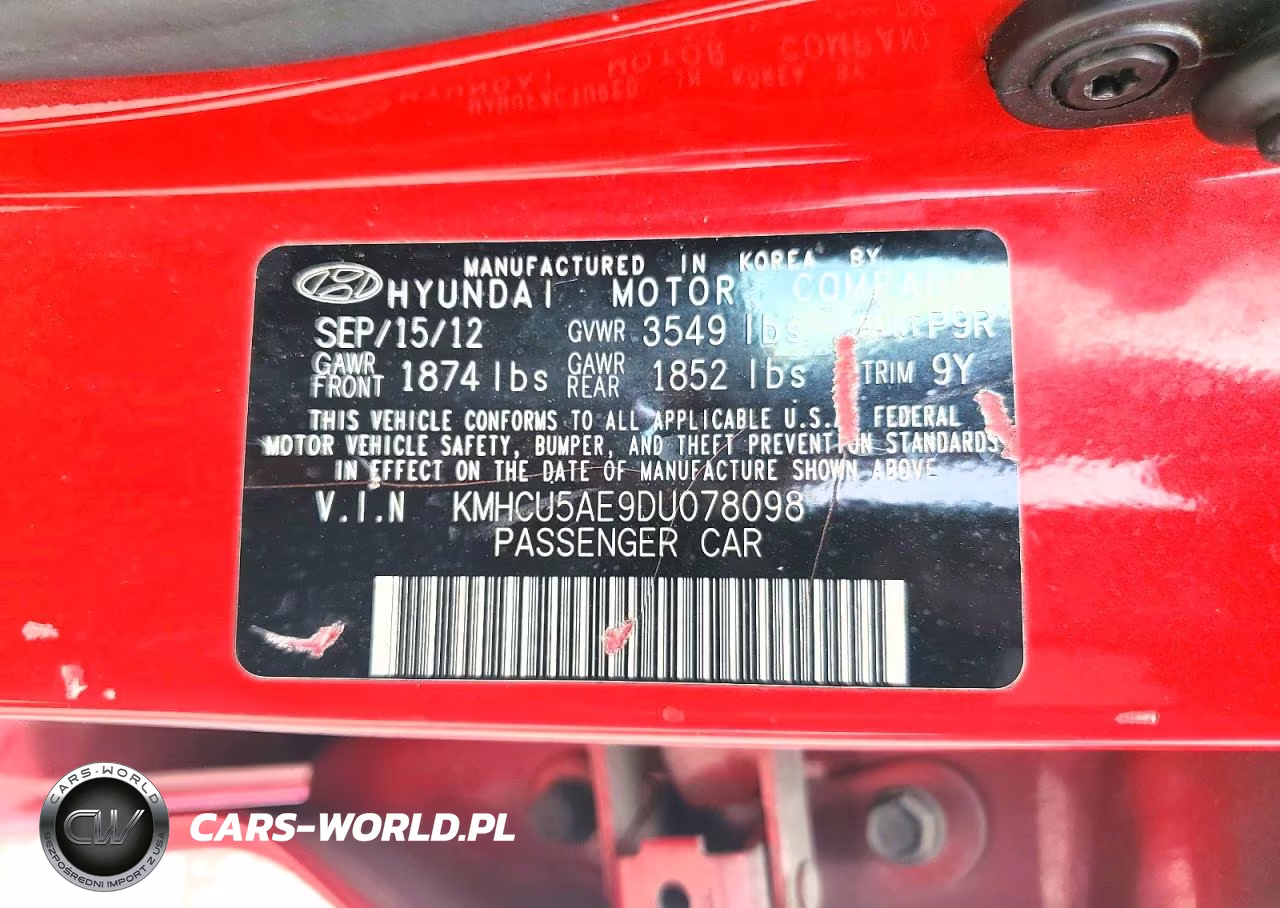 2013 Hyundai Accent Se VIN:KMHCU5AE9DU078098 - 12