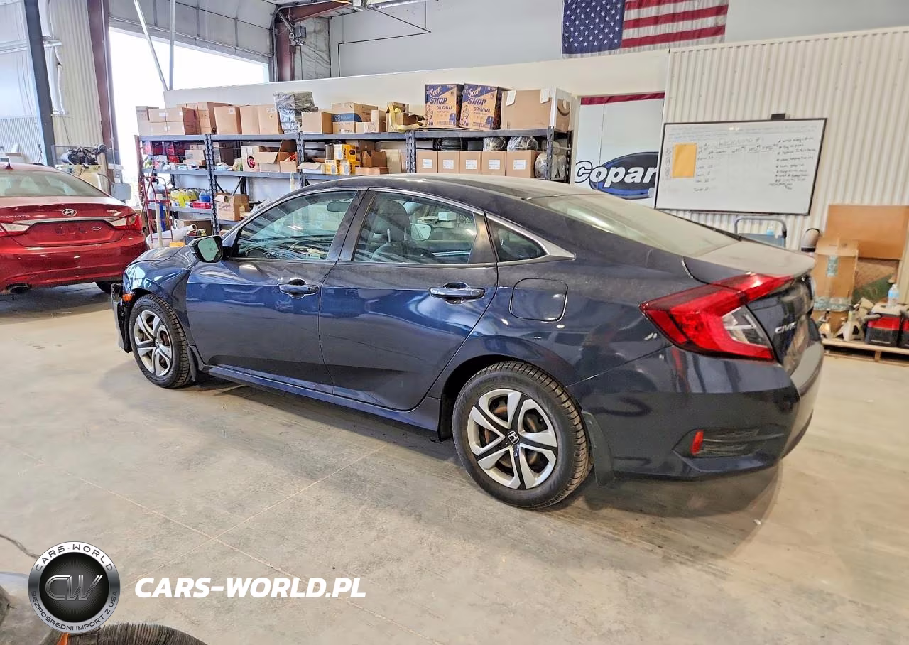 2018 Honda Civic Lx VIN:19XFC2E51JE034376 - 2