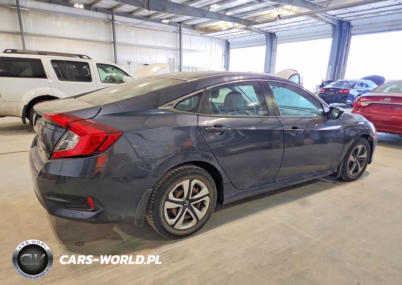 2018 Honda Civic Lx VIN:19XFC2E51JE034376 - 3
