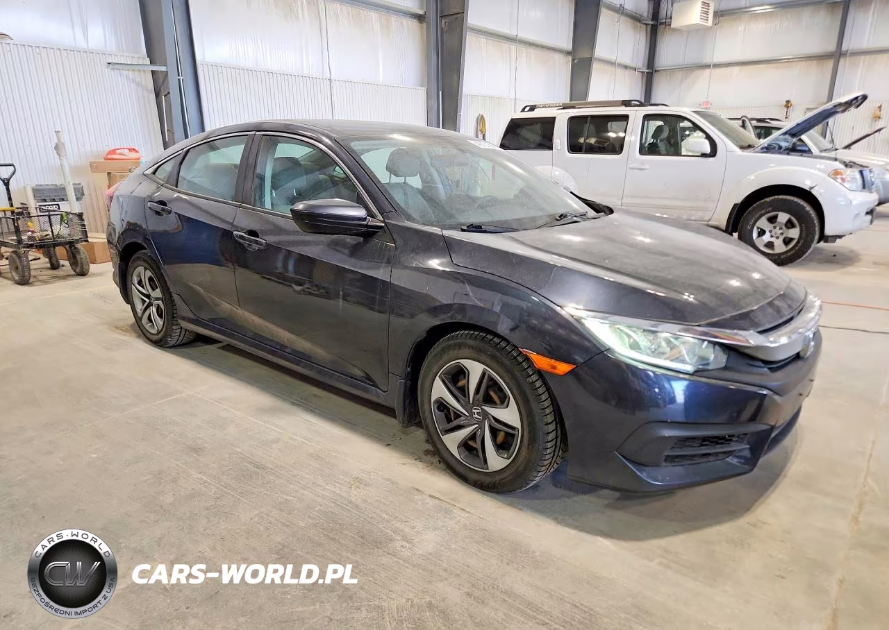 2018 Honda Civic Lx VIN:19XFC2E51JE034376 - 4