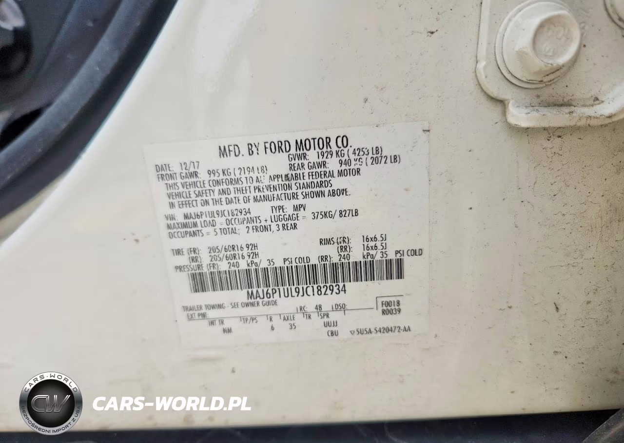 2018 Ford Ecosport Se VIN:MAJ6P1UL9JC182934 - 12