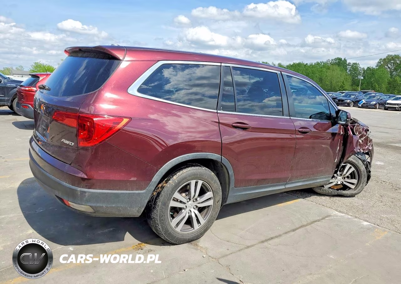 2017 Honda Pilot Exl VIN:5FNYF6H51HB031579 - 3