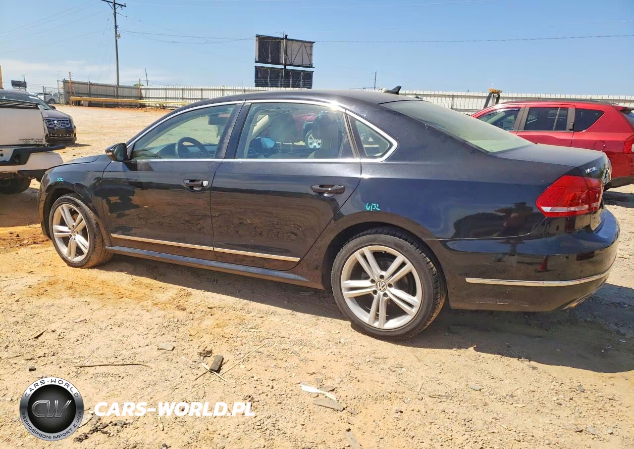 2012 Volkswagen Passat Sel VIN:1VWCN7A34CC003239 - 2
